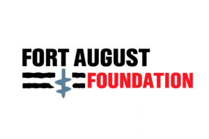 Fort August Foundation logo with red lettering and blue helical pier icon representing Colorado foundation repair and helical pier installation services.