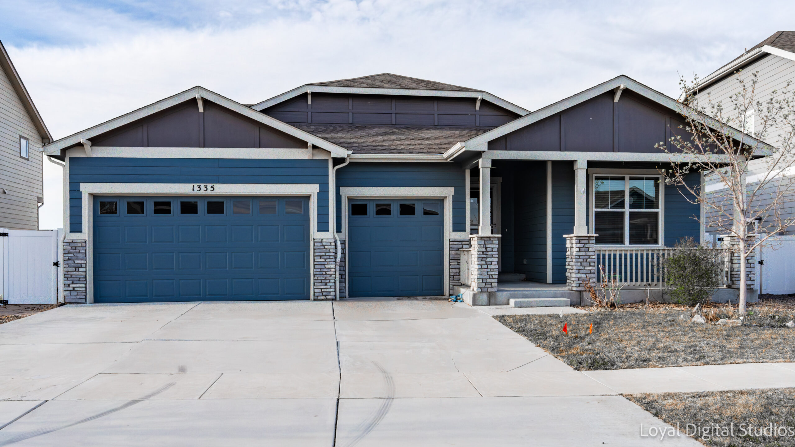 Residential foundation repair and helical pier stabilization project in Berthoud Colorado.