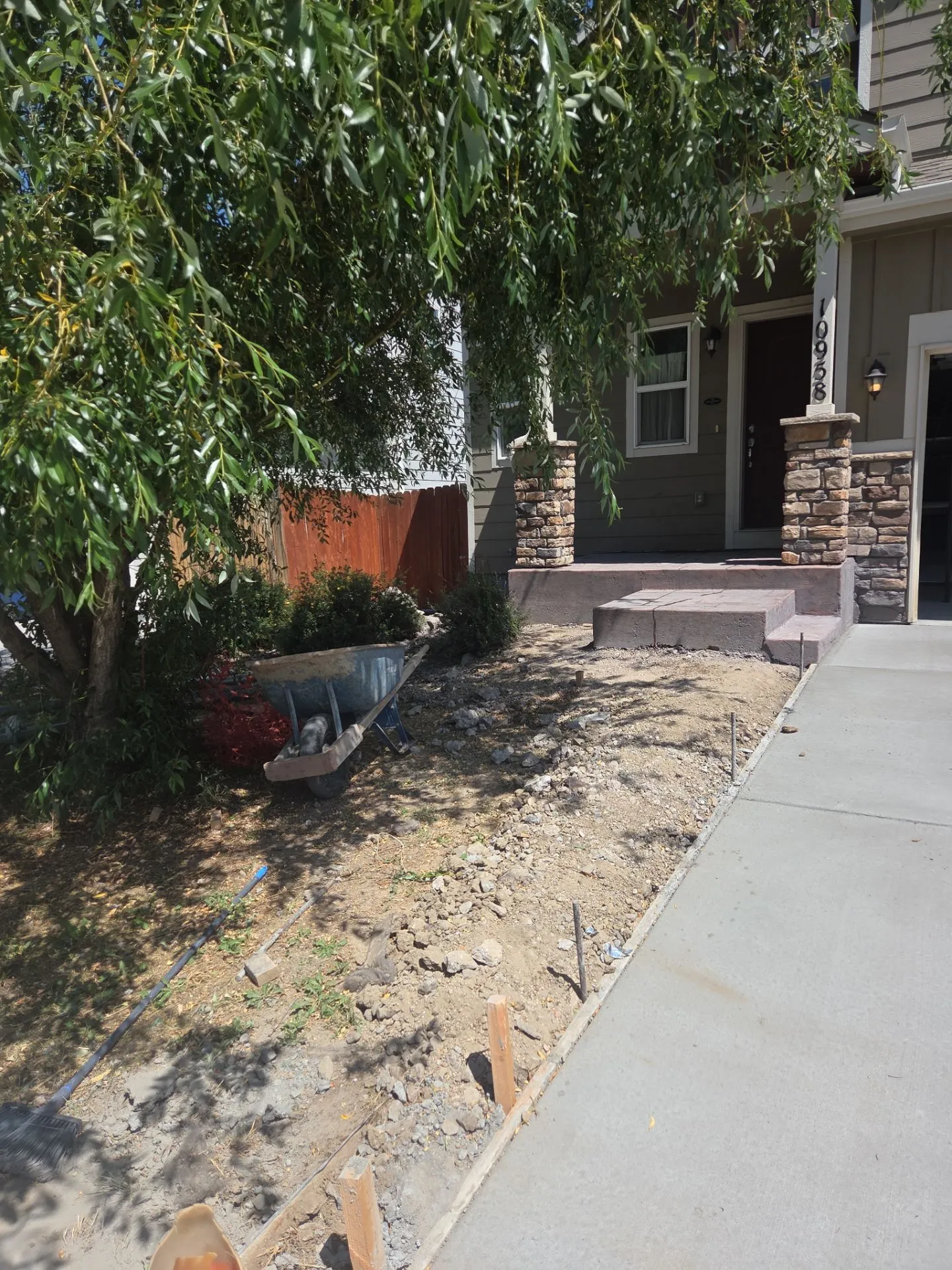 Concrete driveway installation in Colorado Springs Colorado by Fort August Foundation featuring site preparation, concrete work, and long-term structural durability.