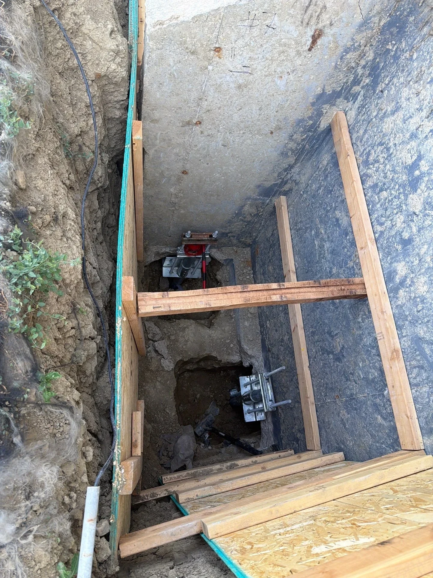 Helical pier installation in Berthoud Colorado by Fort August Foundation providing foundation repair, foundation stabilization, and long-term structural support.